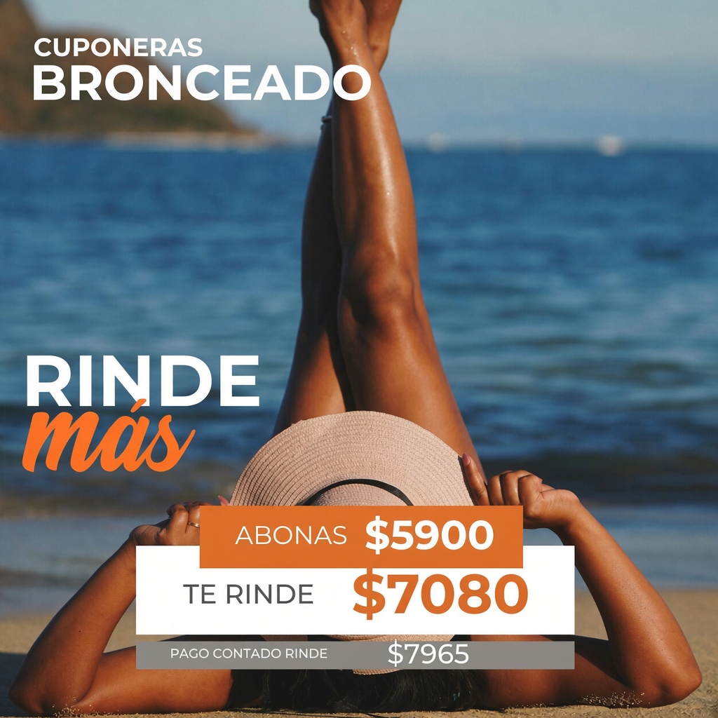 Cuponera Primavera Verano: Rinde con pago por transferencia bancaria 35% más.