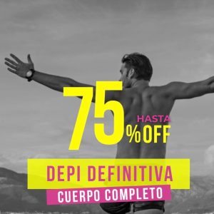 Depilate todo el cuerpo por <strong>4200$</strong> por sesión! (para caballeros, en paquetes de 6 y 10 sesiones)