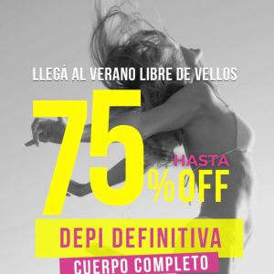 Depílate todo el cuerpo por <strong>2250$</strong> por sesión! (para damas, en paquetes de 6 y 10 sesiones)