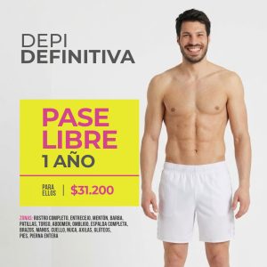Pase Libre 1 año - Caballeros: $31.200